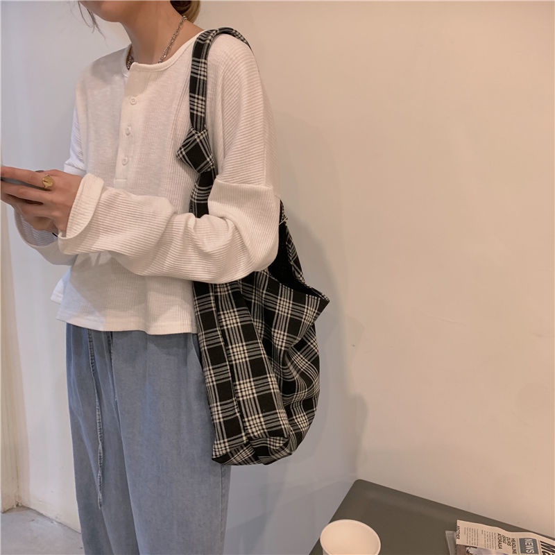 Áo Thun Tay Dài Dáng Rộng Phong Cách Hàn Quốc Cho Nữ