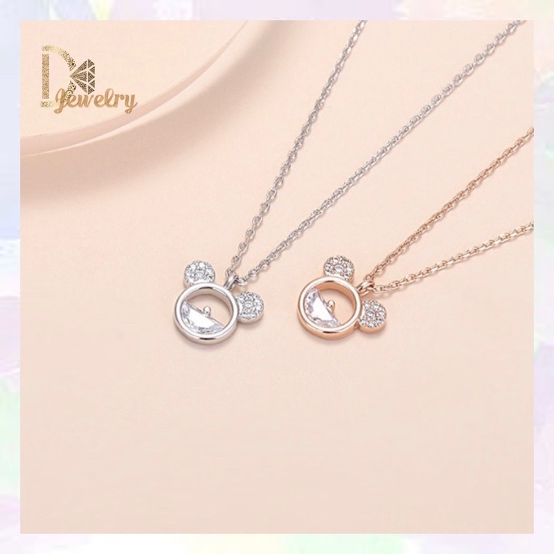 Vòng cổ nữ Mickey Motif Gold DJ-K08