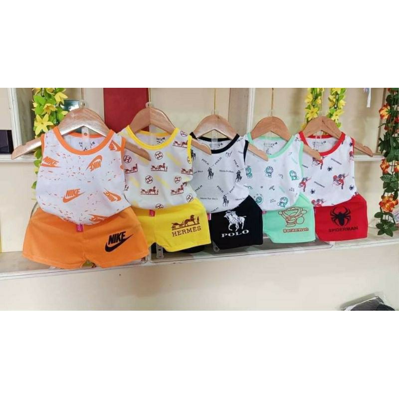 Combo 5 bộ Bộ ba lỗ bé trai