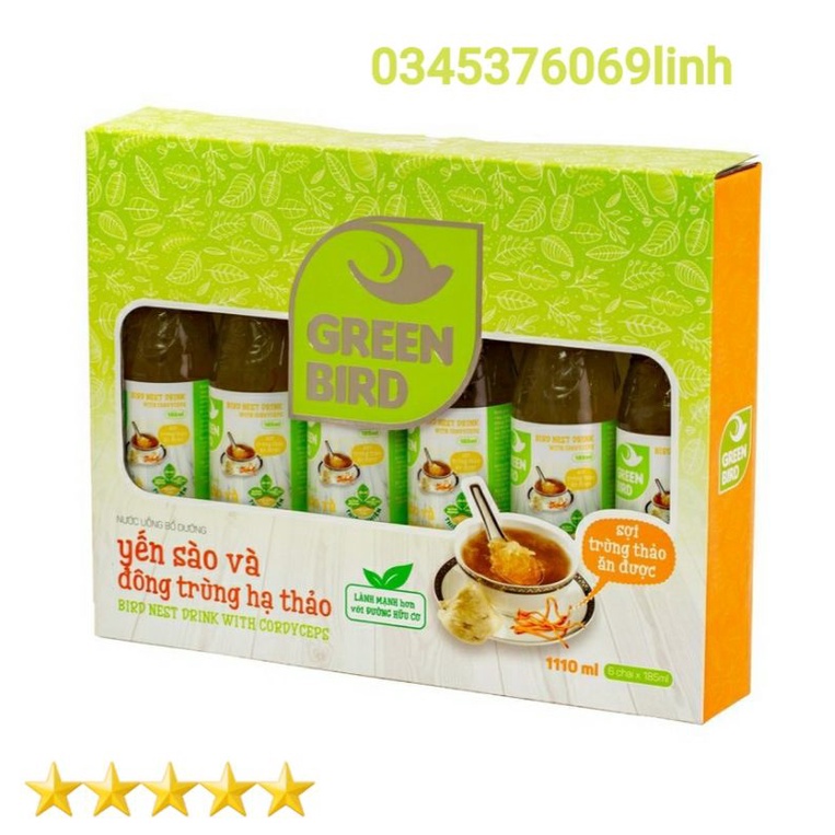 Hộp quà 6 chai Yến Sào và Đông Trùng Hạ Thảo