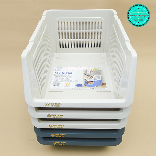 Kệ đựng ấm chén, bát đĩa, gia vị nhà bếp, đồ nhà tắm, và các vật dụng khác, kệ xếp tầng Chính hãng Việt Nhật Mã 5569