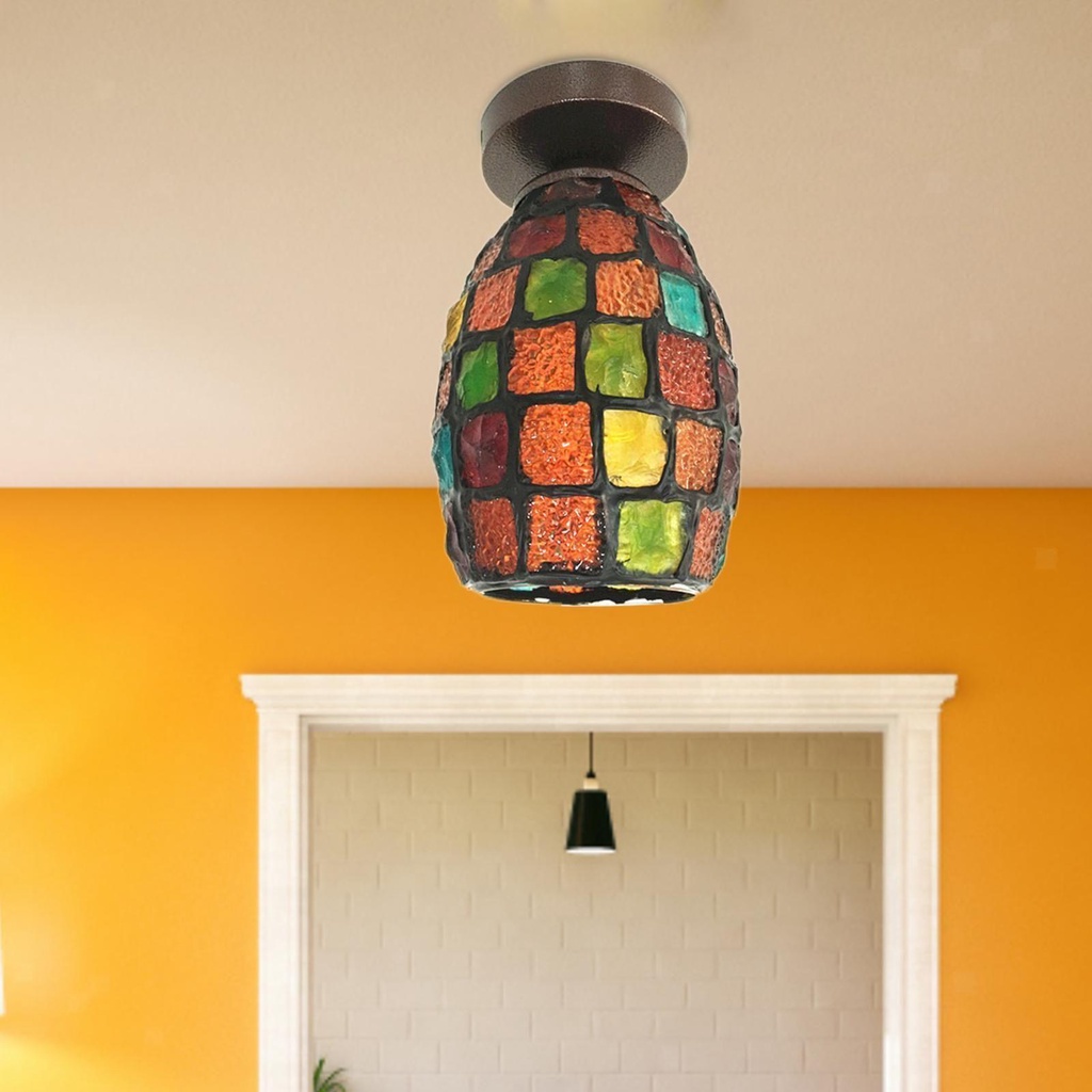 GOGOUP Đèn Trần Phòng Khách Mạ Chrome Hình Giọt Nước Mưa