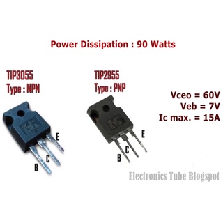 Sò Công Suất - Transistor TIP3055 TIP2955