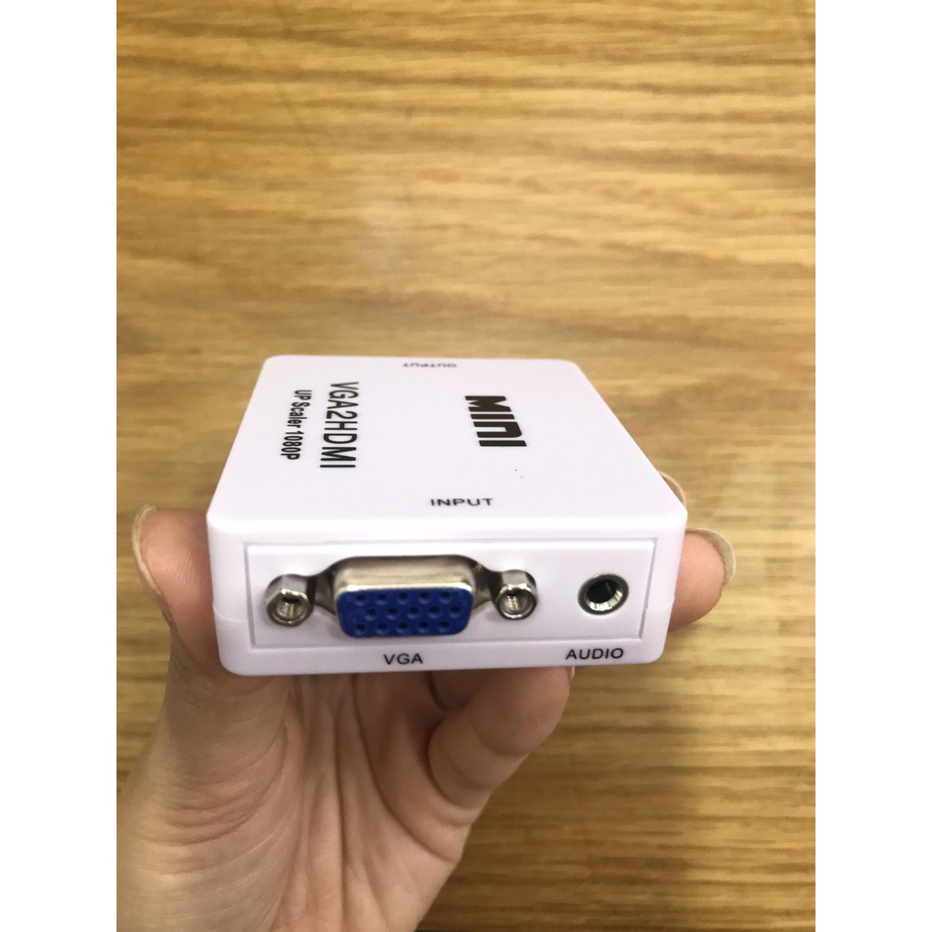 BOX CHUYỂN  VGA SANG HDMI MINI-FULL HD 1080P