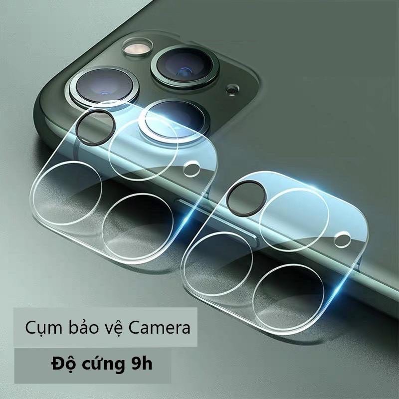 CƯỜNG LỰC CỤM CAMERA DÀNH CHO IPHONE 7/8/X/XSMAX/11/12 Series TRONG SUỐT- BẢO VỆ CAMERA