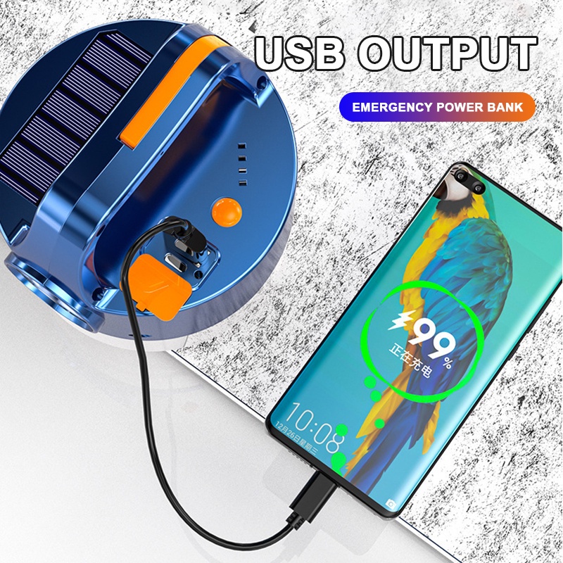 Đèn LED Năng Lượng Mặt Trời Kèm Điều Khiển Từ Xa Tiện Dụng Khi Đi Cắm Trại