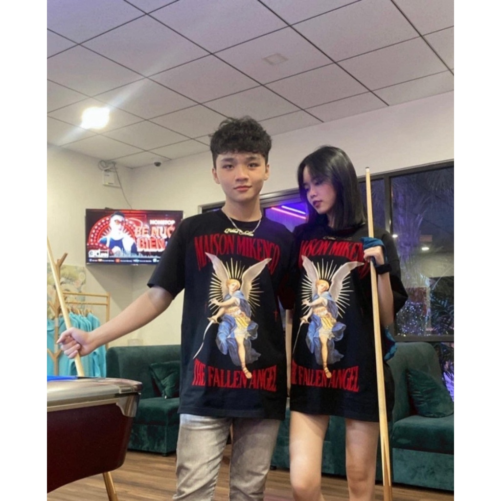 áo thun hè phong cách MAISON nữ thần kiểu dáng trẻ trung năng động, cotton hàn thấm hút mùa hè tươi mát Mã GAREM200