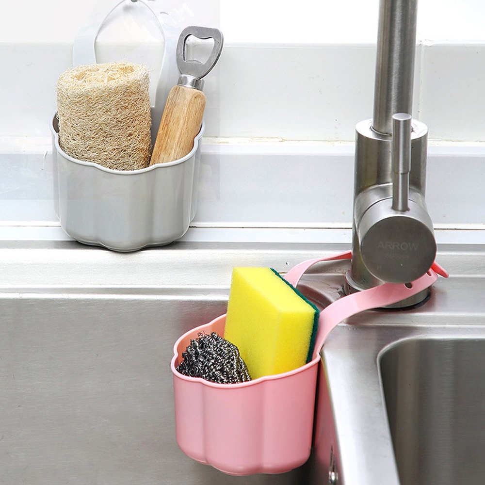Giỏ Đựng Mút Rửa Chén Ráo Nước Chất Lượng Cao Nhiều Màu