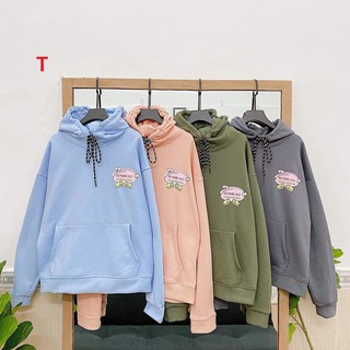 Áo hoodie nỉ bông thu đông logo ngực 20years