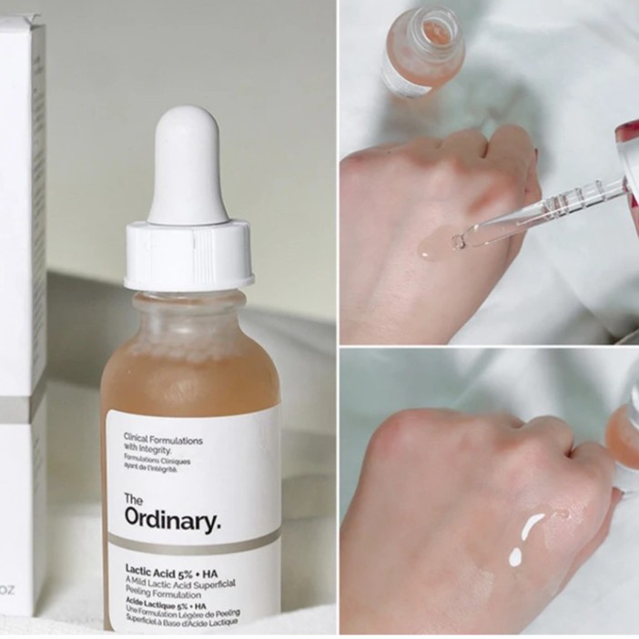 The Ordinary Lactic Acid 5% + HA Serum - Tinh Chất Thanh Lọc Da 30ml