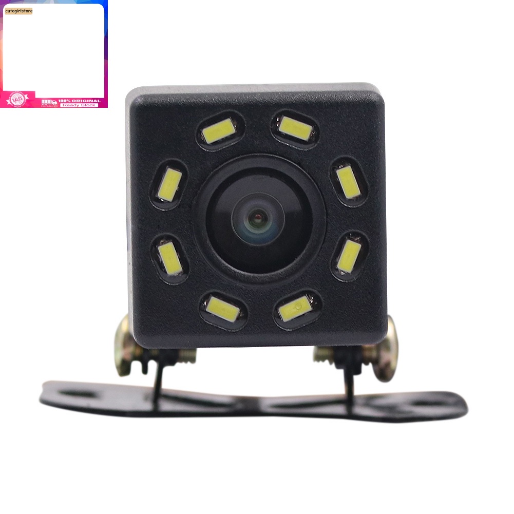Camera chiếu hậu 8 bóng LED hỗ trợ tầm nhìn ban đêm dễ thương cho xe hơi | BigBuy360 - bigbuy360.vn