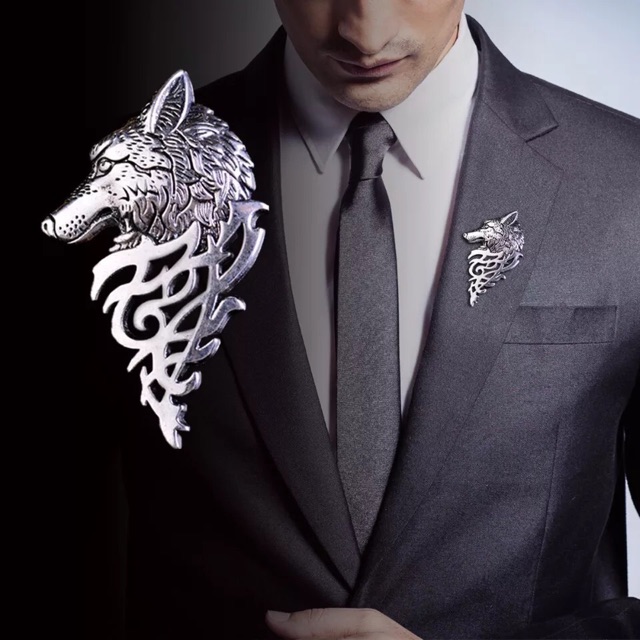 Ghim cài áo nam, cái áo vest hình soái ca thủ lĩnh A1091