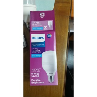 Bóng đèn led trụ philips tforce core hb 22w e27 865