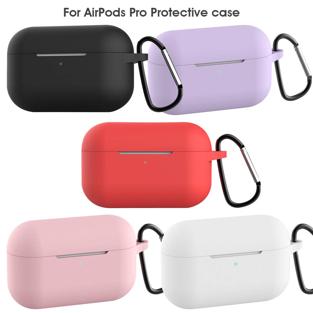 Vỏ silicon bảo vệ hộp sạc tai nghe bluetooth cho Airpods Pro/3