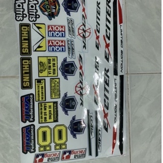 Tem exciter 2010 trắng đen