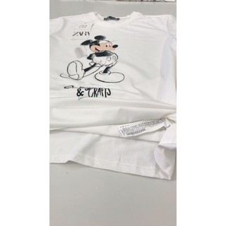 Áo thun 𝐙𝐚𝐫𝐚 nữ Mickey Mouse, cotton 100%, chất thun đẹp