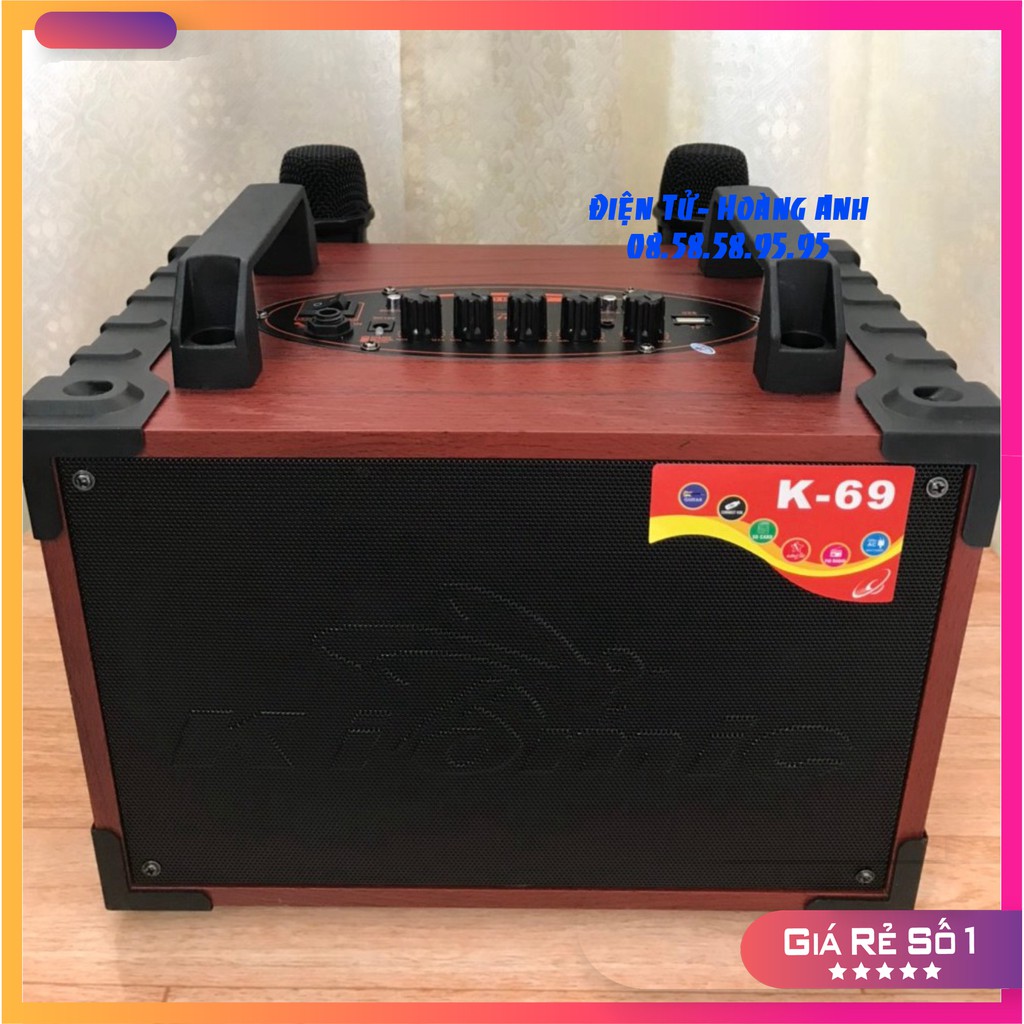 [Mã ELHACE giảm 4% đơn 300K] - Kiomic K69 - Loa kéo karaoke mini mới nhất 2020