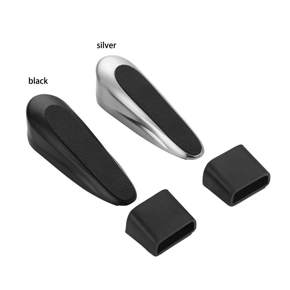 KUNHEV Phụ Kiện Chêm Cửa Bằng Cao Su Cứng Màu Đen Hình Hoa Mẫu Đơn