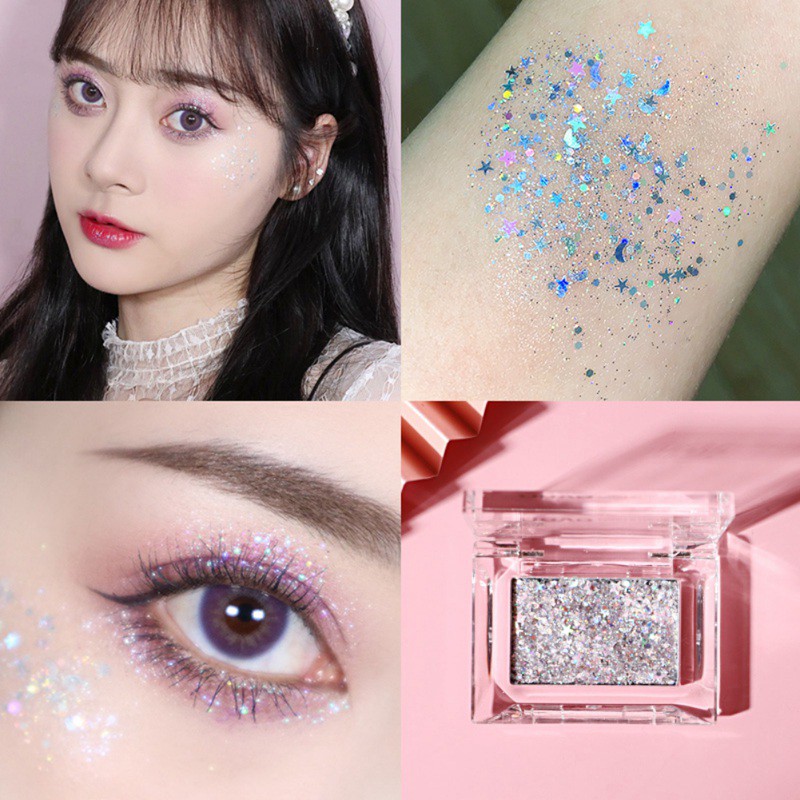 [Hàng mới về] Phấn mắt NOVO 10 màu long lanh đơn sắc chống nước lâu trôi | BigBuy360 - bigbuy360.vn