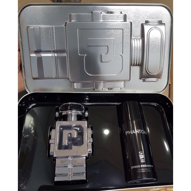 Set Nước hoa Paco Rabanne Phantom EDT 100ml + Xịt khử mùi 150ml