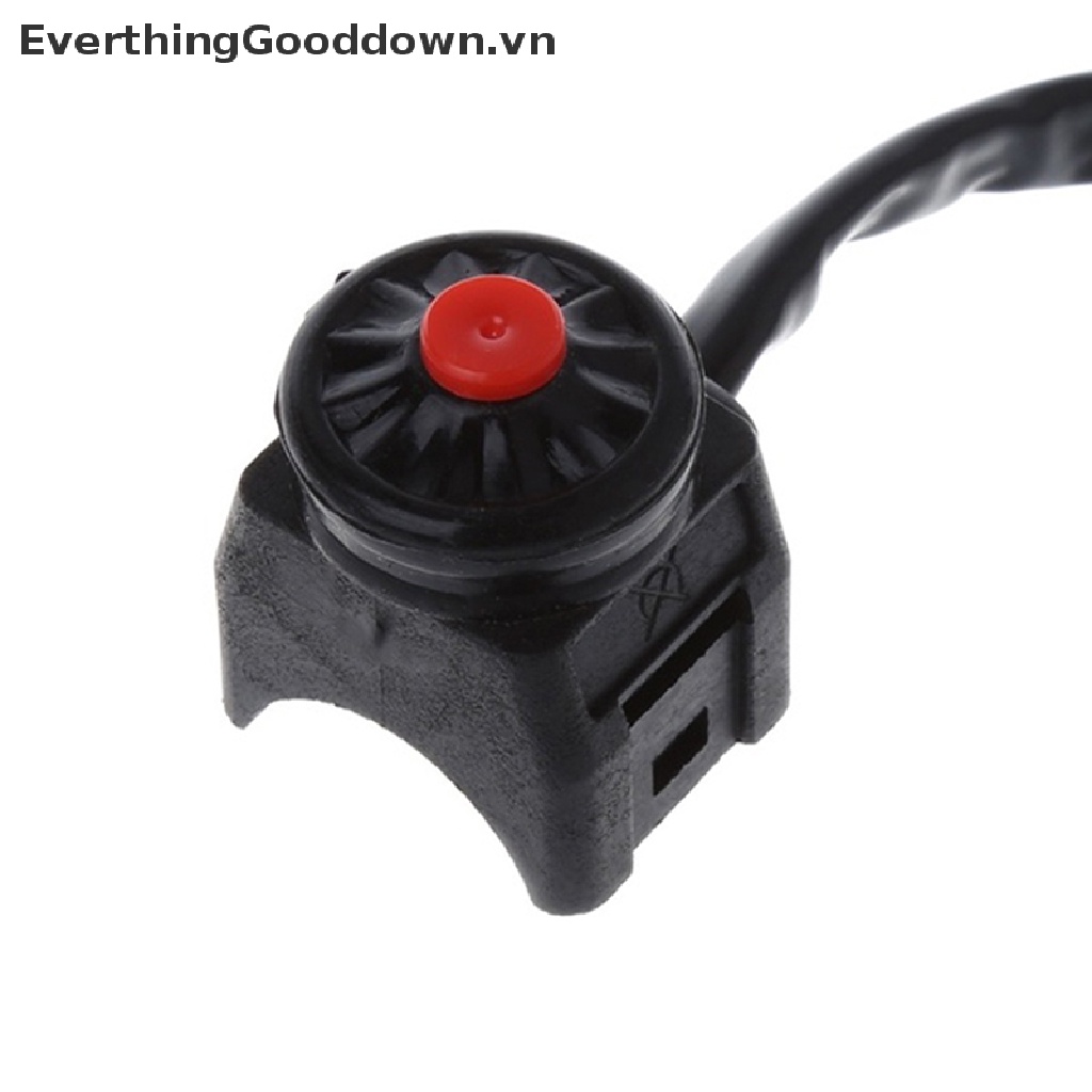 Everthinggooddown Công Tắc Nút Nhấn Khởi Động Còi Xe Mô Tô ATV UTV Dual Sport