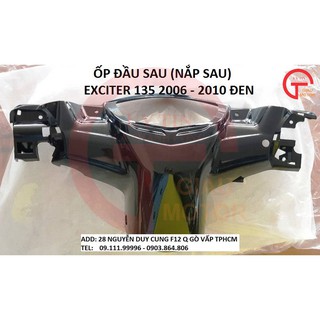 YAMAHA OD - ỐP ĐẦU SAU (NẮP SAU) EXCITER 135 2006 - 2010 ĐEN
