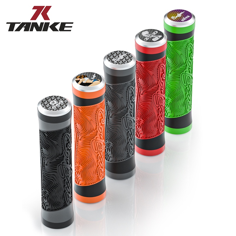 Vỏ Bọc Tay Cầm Xe Đạp Mtb TANKE Chất Liệu Silicon Chống Sốc Chống Trượt Thoải Mái