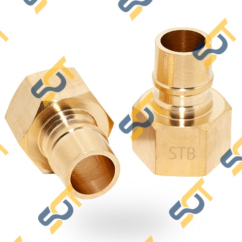 [PHỤ KIỆN MÁY GIẶT] Đầu ren trong G 1/2 21 nối nguồn cấp nước vào dây máy giặt béc búp nối nhanh Bằng đồng