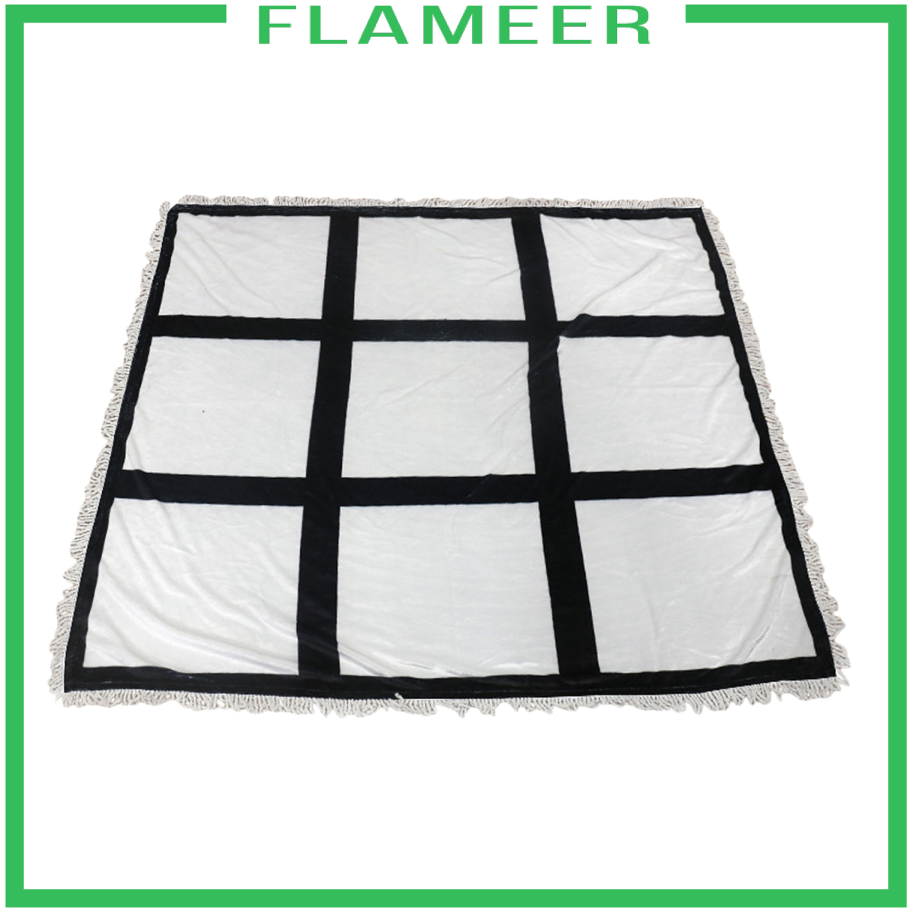 9 Panel Sublimation Blanks Throw Blanket Flannel Blanket for Sofas Bed Couch