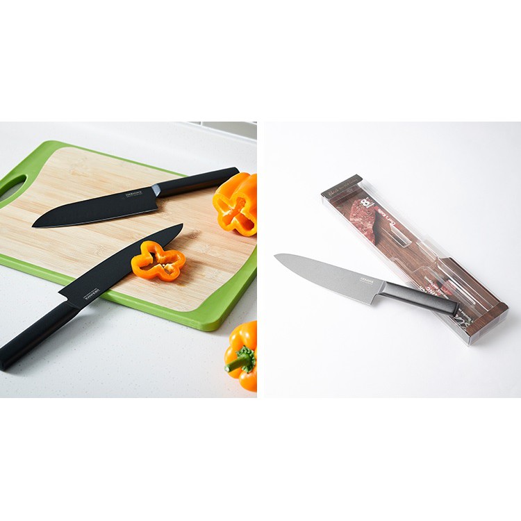 [ LOCK&amp;LOCK CHÍNH HÃNG ] Dao nhà bếp Chef's Knife dài 330 mm, bằng thép không gỉ CKK311 - Màu đen