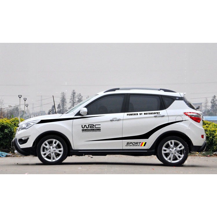 Bộ Tem Dán Sườn Xe ô Tô RS-R Racing Sport Ms-328