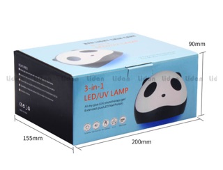 Máy hơ gel gấu panda