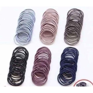 Combo 100 chun buộc tóc giá rẻ túi rip
