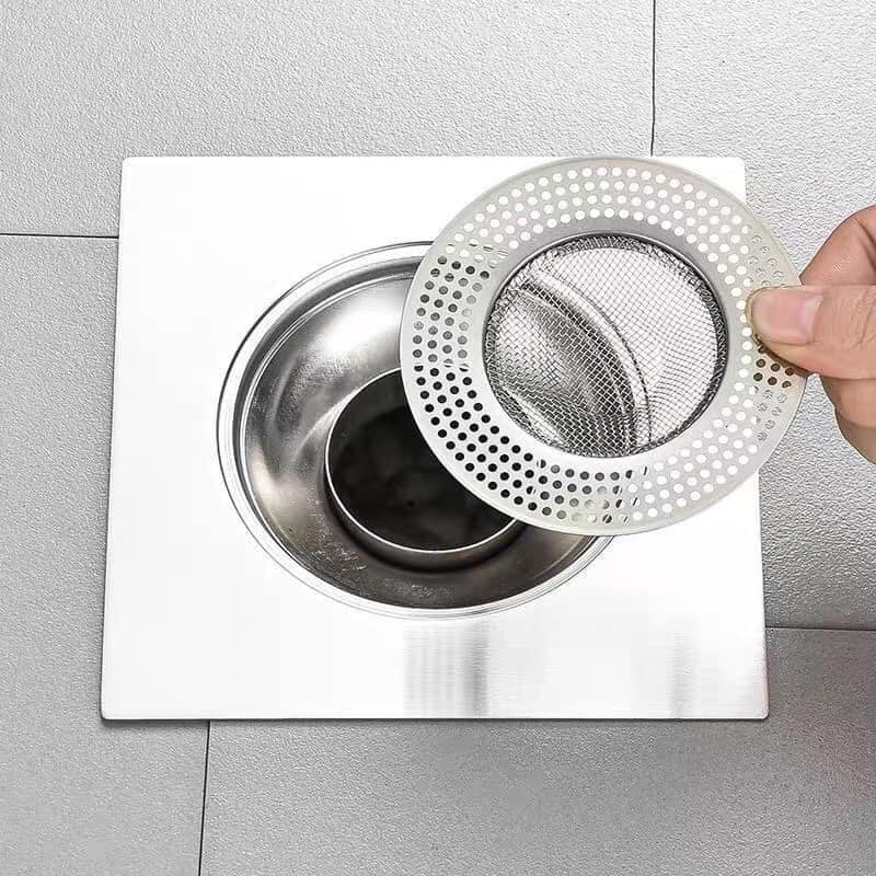 Combo 3 bịt nắp công lưới inox chặn rác ngăn ngừa tắc cống