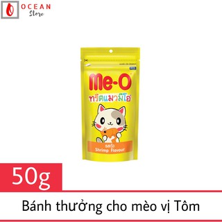 BÁNH THƯỞNG ME-O CHO MÈO vị ngẫu nhiên gói 50g