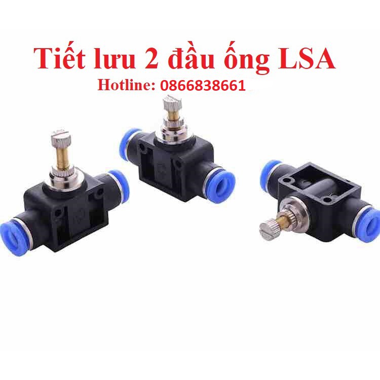 |HÀNG XỊN| Van tiết lưu hai đầu ống LSA khí nén, phun sương, chịu được áp suất cao, đầy đủ kích cỡ,  giá sỉ