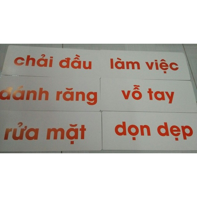 Flash card cho bé : tiếng việt - từ ghép, cụm từ & câu