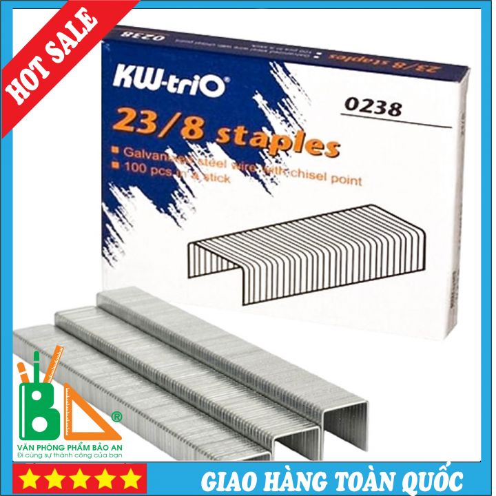 Ghim Dập Chân Dài TriO 23/8  ️Hàng Chính Hãng KW ️