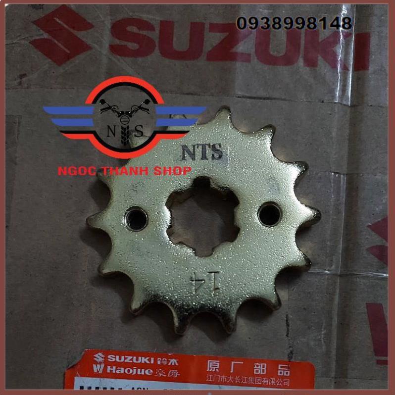 Nhông trước 14 răng GZ GZ150 GZ150A EN EN150 EN150A Husky125 -NTS
