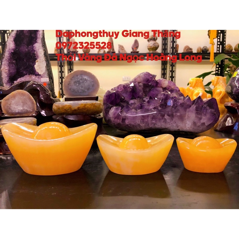 Thỏi Vàng Đá Ngọc Hoàng Long Phong Thuỷ