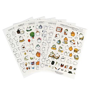 1 tấm sticker thỏ molang ú <3