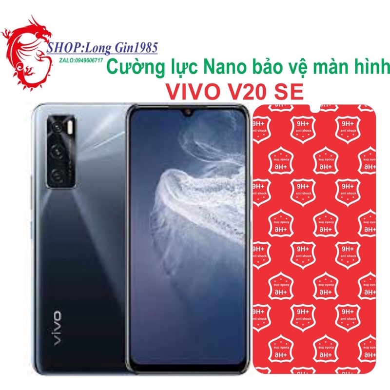 Vivo V20 SE Cường lực Nano chống va đập chống trầy xước tốt