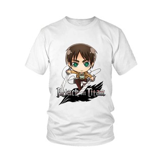 Áo thun thời trang in hình Attack On Titan Eren Chibi Anime giá rẻ Mẫu 2