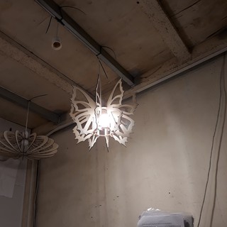 Đèn Gỗ DIY 044 đèn trang trí thả trần