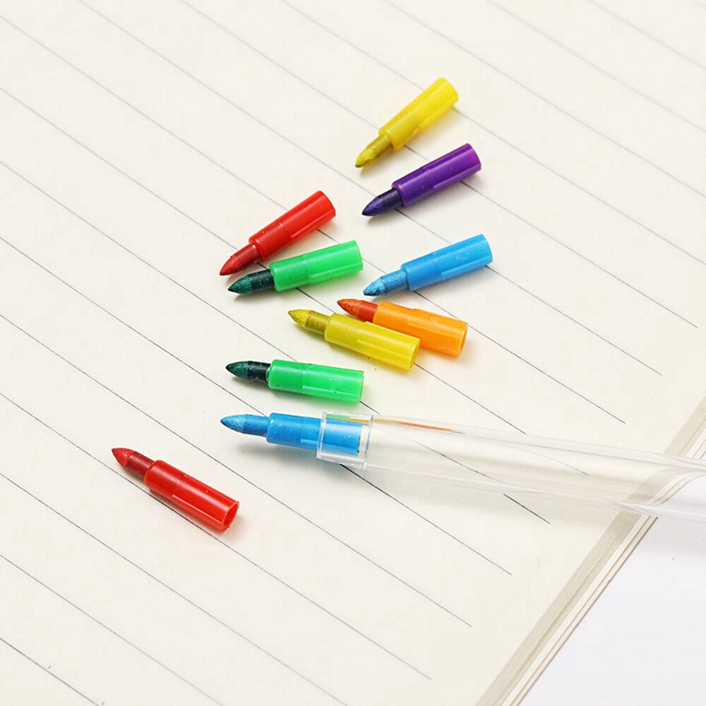 Bộ 2 bút sáp màu chuyên dùng vẽ cho bé có thể thay thế được