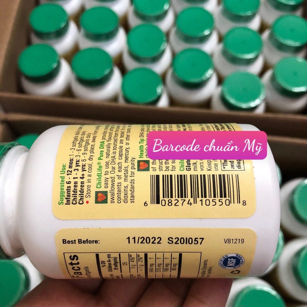 ❤ [Quận 3] Childlife Pure DHA 90 viên Mỹ - Hàng Air Đủ Bill - Hương Dâu [Date 10/2022] | BigBuy360 - bigbuy360.vn