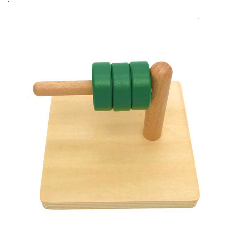 MS10 - Khoanh tròn và trục ngang - Giáo cụ Montessori 0-3 tuổi