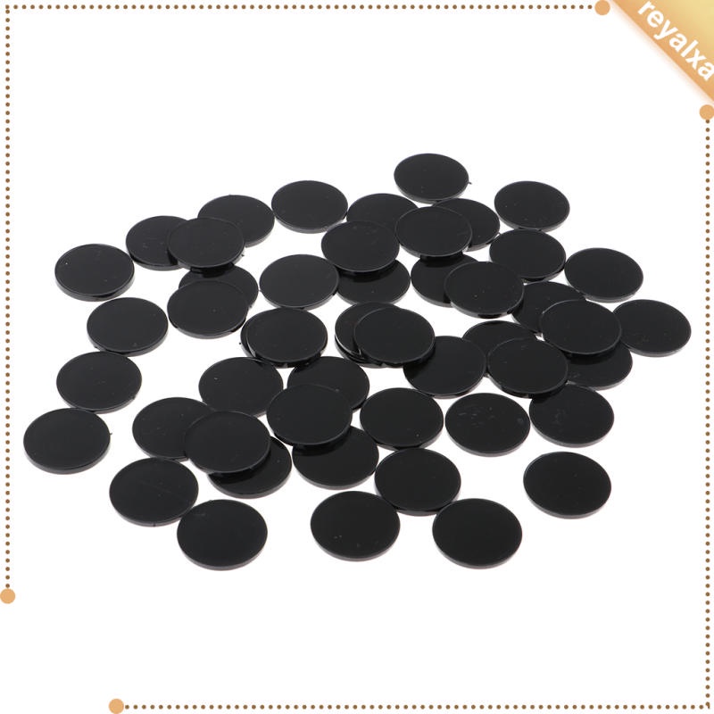 Bộ 50 Đế Nhựa Tròn 22mm Chuyên Dụng Cho Mô Hình RPG Wargame