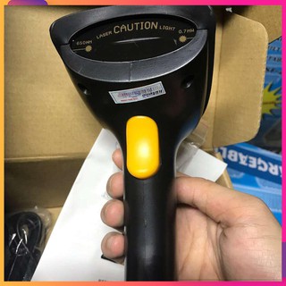 Máy quét mã vạch không dây, đầu đọc mã vạch - súng bắn mã vạch wireless 2.4G chất lượng cao - Bảo hành 12 tháng