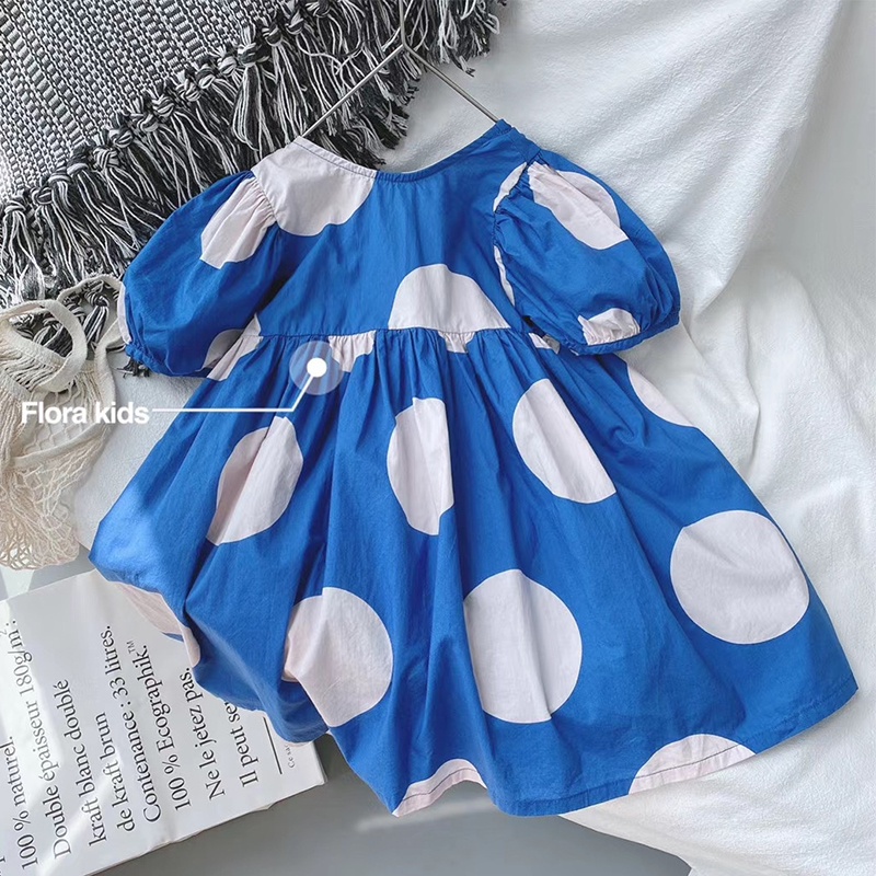 Váy bé gái chấm bi phong cách Hàn Quốc siêu xịn